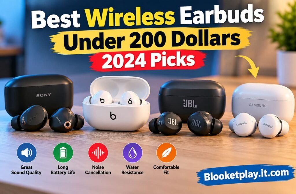 Best Wireless Earbuds Under 200 Dollars 2024 Picks