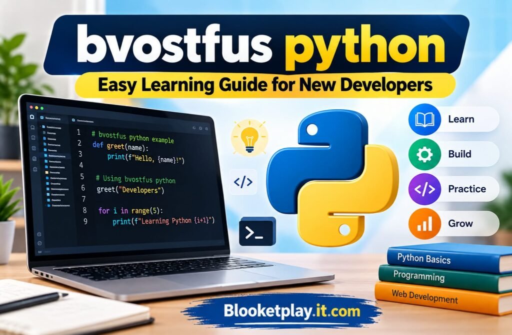 bvostfus python: Easy Learning Guide for New Developers bvostfus python: Easy Learning Guide for New Developers