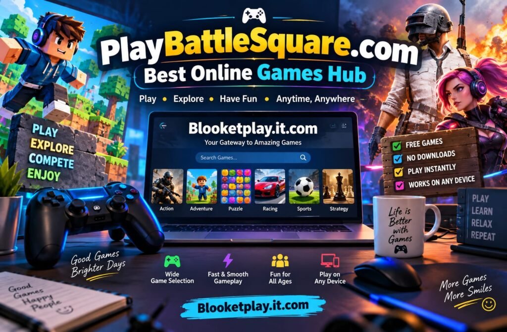 PlayBattleSquare.com: Best Online Games Hub