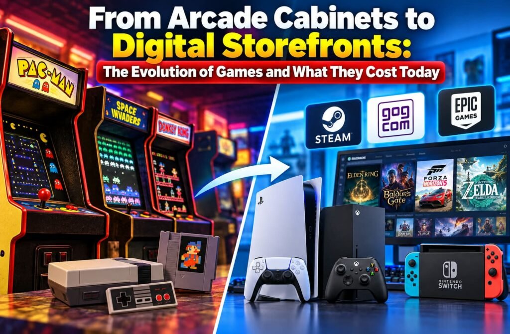 From Arcade Cabinets to Digital Storefronts: The Evolution of Games and What They Cost Today