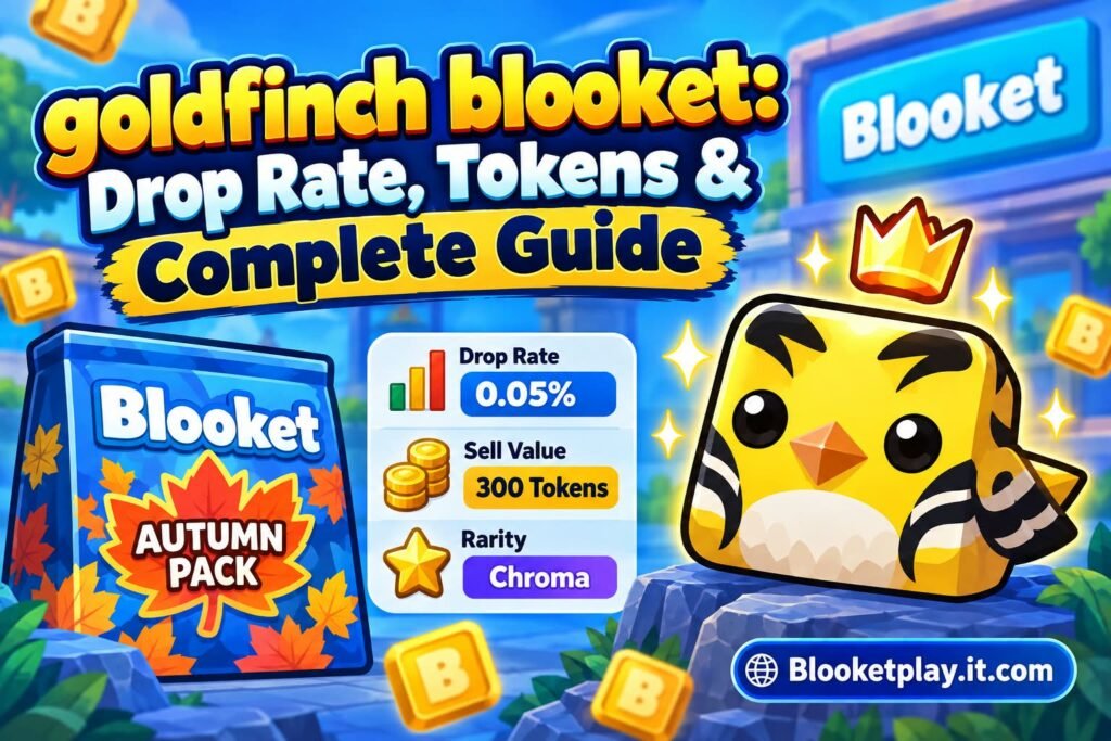 goldfinch blooket: Drop Rate Tokens & Complete Guide