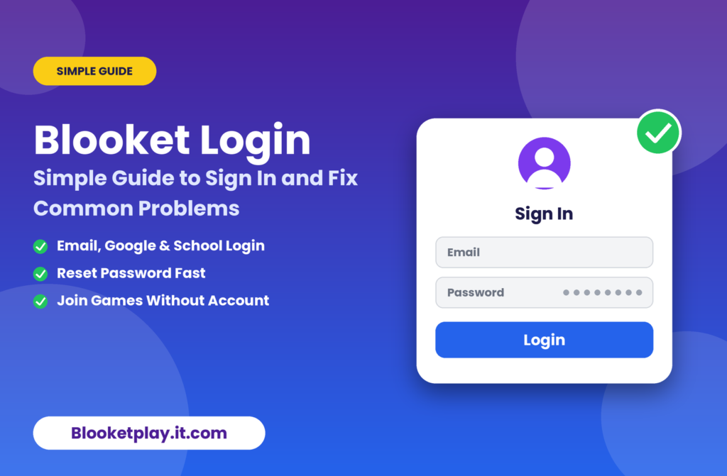 Blooket Login Simple Guide to Sign In and Fix Common Problems